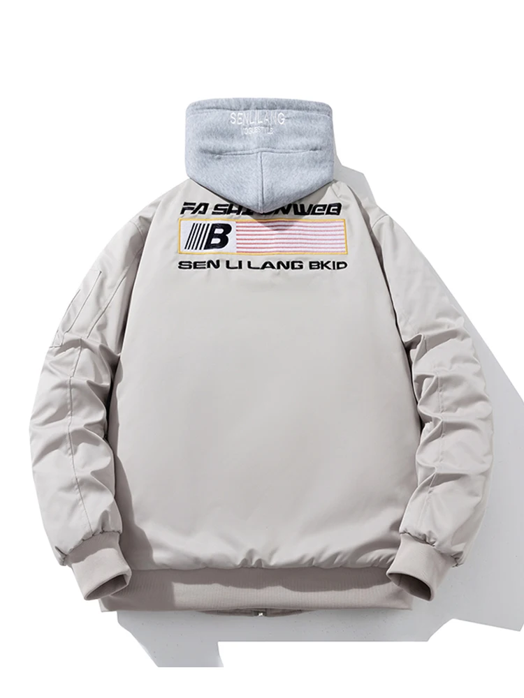 

Retro Japanese Embroidered Cotton Jaet Men's Loose Baseball Thiened Autumn Winter Outerwear Youth Faion Gxp999 Brand