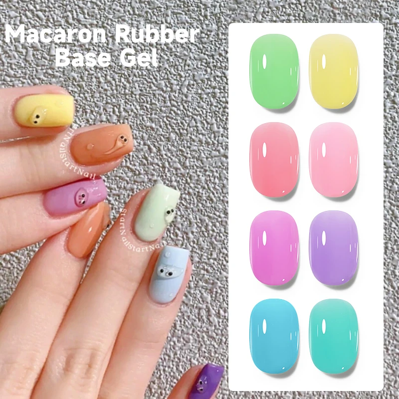 UR SUGAR 7ml Mararon Candy Rubber Gel Nail Polish Light Pink Blue Spring Summer Semi Permanent Soak Off UV LED Nails Varnish