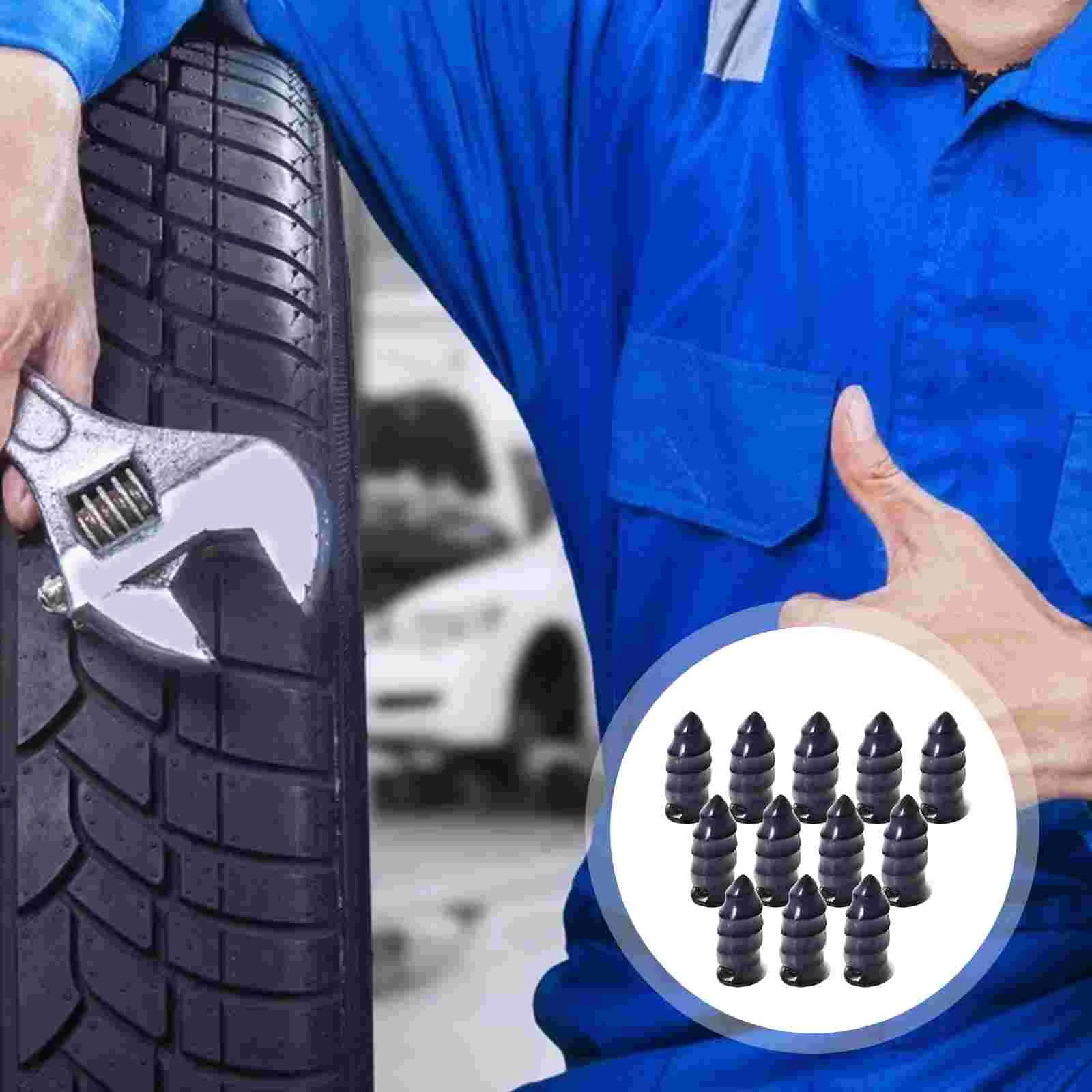 20 Pcs Tire Sealant Repair Kit Car Stud Mountain Bike Vacuum Wheel Spike Gel Nail Motorcycle Studs