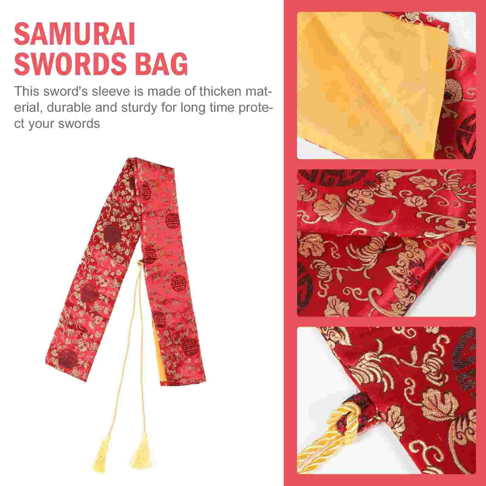 Collect Bag For Swords Japanese Katana Chinese Swords Bag Filament Storage Bags Silk Sword Bag Arms Silk Katana Bag