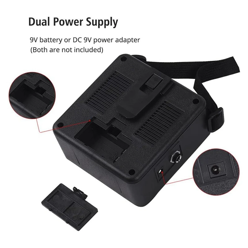 

5W Mini Guitar Amplifier Amp Speaker with 3.5mm & 6.35mm Inputs 1/4 Inch Output with Volume Tone Adjustment Overdrive