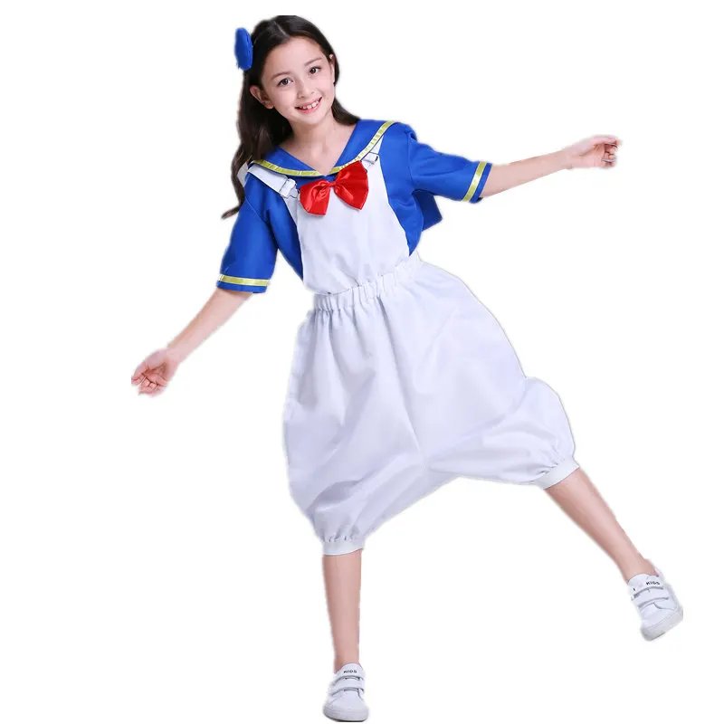 도널드 두 코스프레 로우린 의상 테마 공연 댄스 의상 부모 자녀 만화 의상 전통 중국 축제