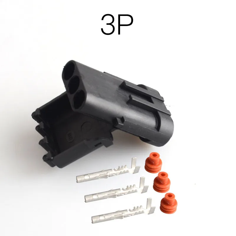 DJ3031Y-2.5-11-21 3 Pin Waterproof Auto Connector, High Current Car Wiring Harness Plug