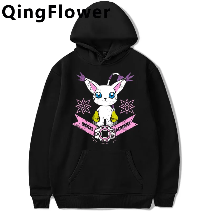 digimon hoodies men Fleece harajuku clothes tracksuit man gothic pulls