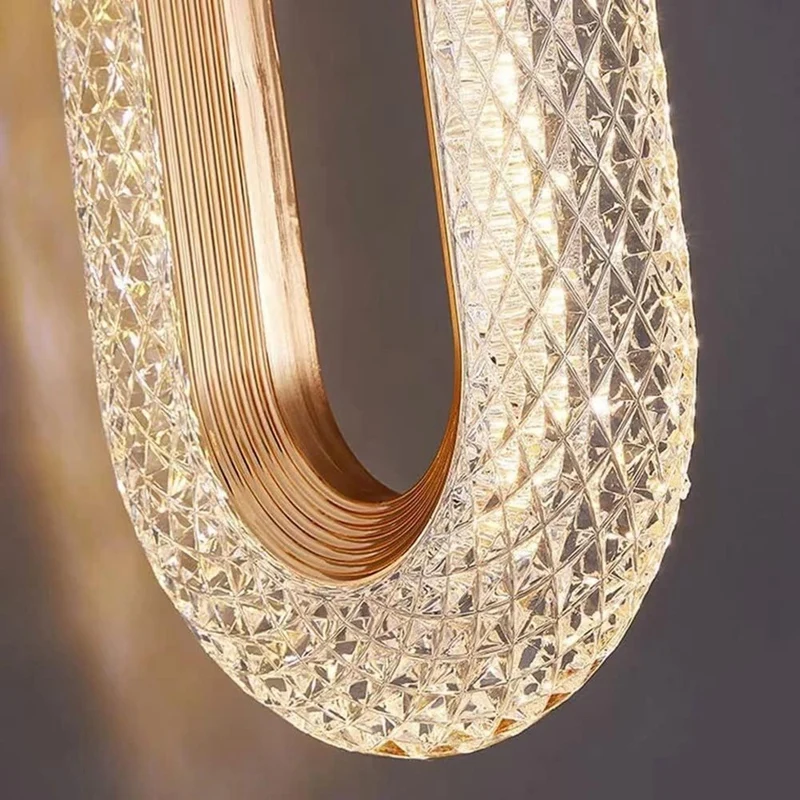 8 واط الحديثة كريستال LED الثريا الفاخرة تركيبة إضاءة الزخرفية الثريا لغرفة المعيشة غرفة نوم المطبخ