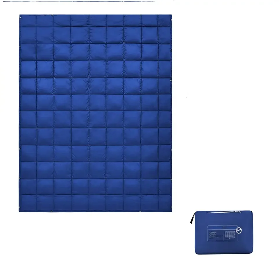 

Легкое складное теплое пуховое одеяло для путешествий и кемпинга, компактное водоотталкивающее одеяло для активного отдыха