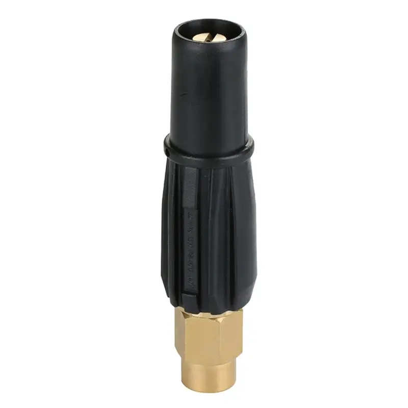 Stablize 4X Brass Fan-Shaped Snow Foam Nozzle Self-Priming Nozzle For High Pressure Washer Generator Car Cleaning Accessory G1/4