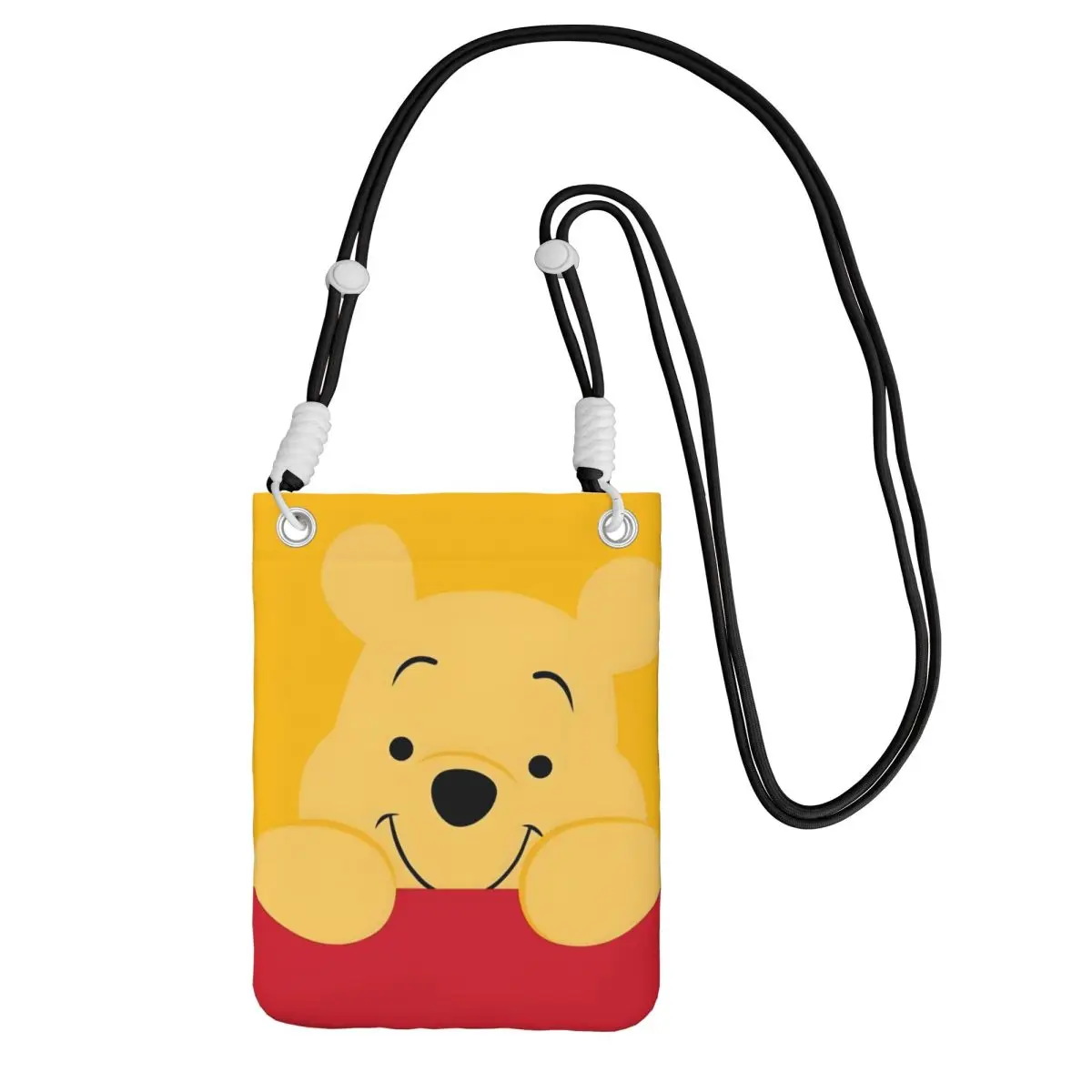 

Custom Winnie The Pooh Mobile Phone Bag for Running Men Women Cute Cartoons Small Crossbody Purse Smart Phone Wallet With Strap