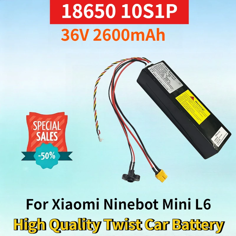 

18650 10S1P 36V 2600mAh Rechargeable Lithium-ion Battery for Xiaomi Ninebot Mini L6 High Quality Twist Car Replacement Battery