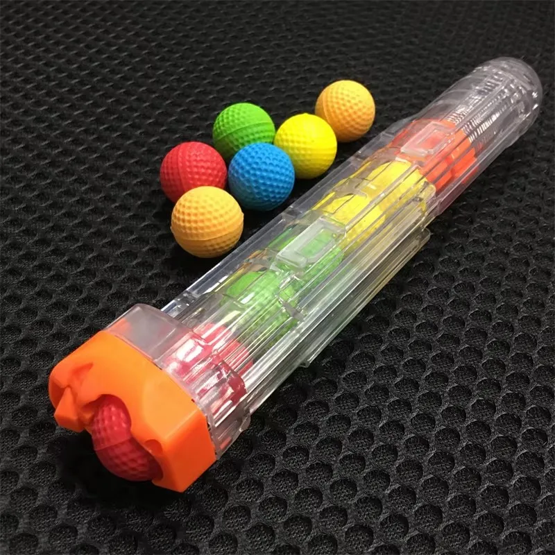 mm-100pcs-soft-pu-round-bullets-refill-pack-compatible-with-rival-blaster-yellow-blue-red-green-optional