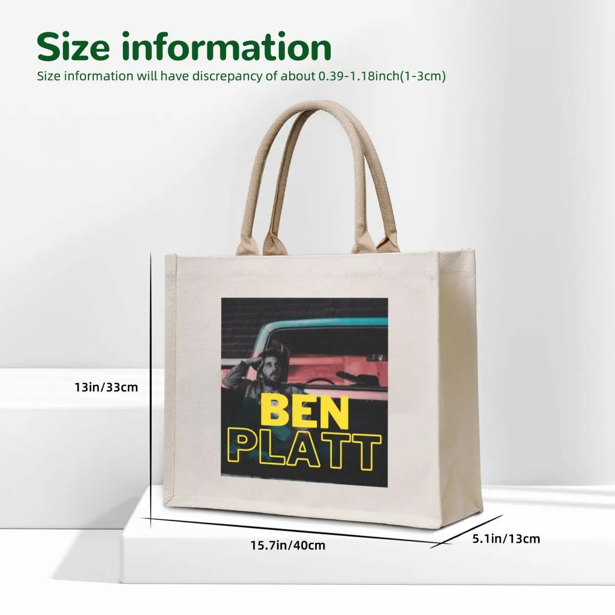 Ben Platt Car Tote Bag Women's shopper bag for beach shopping bag canvas shopping