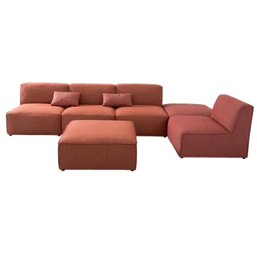 Contemporary Modular Sectional Sofa with Bed and Storage for Living Room Apartment or Mall-Factory Cheap Price