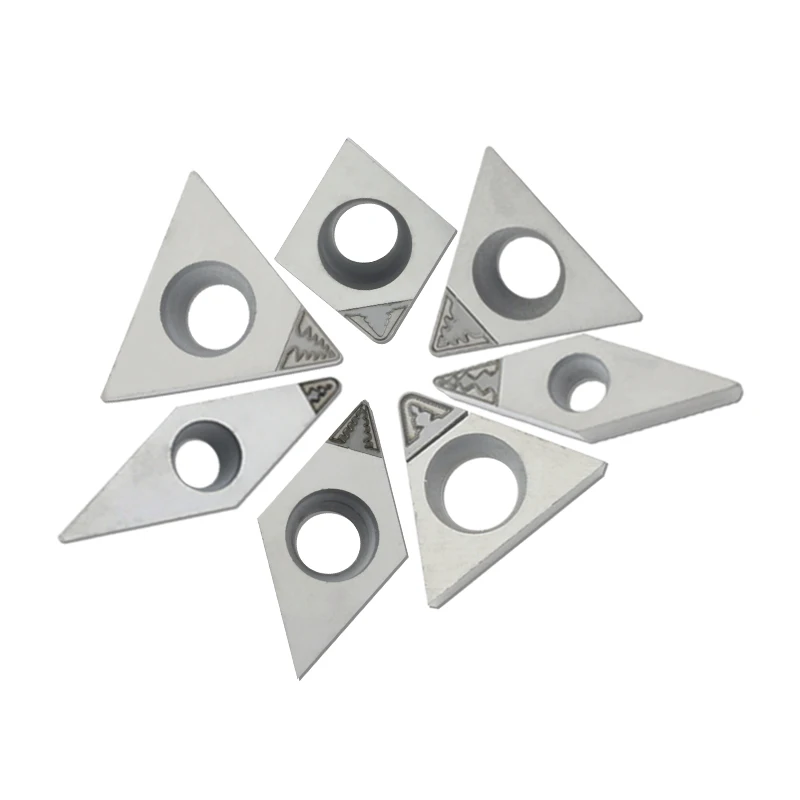 Herramienta de torneado de diamante PCD, torno CCGT06 DCGT07 VBGT11/16 TCMT11 TPGH09, inserto de nitruro de boro de una sola cara, 1 pieza