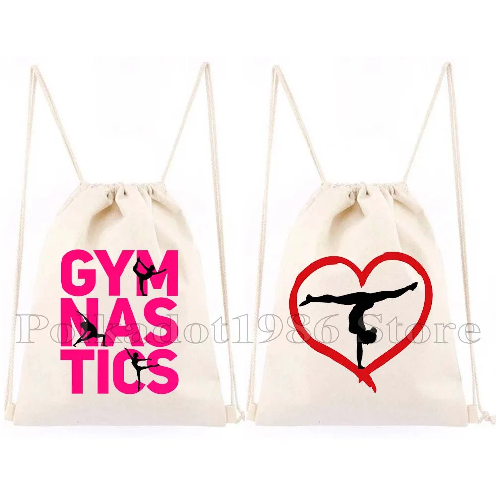 

Ballet Gymnast Gymnastics Girl Colofull Aerial Silk Yoga Gymnastic Gym Cute Gifts Drawstring Bags Soccer Backpack Gym Sackpack