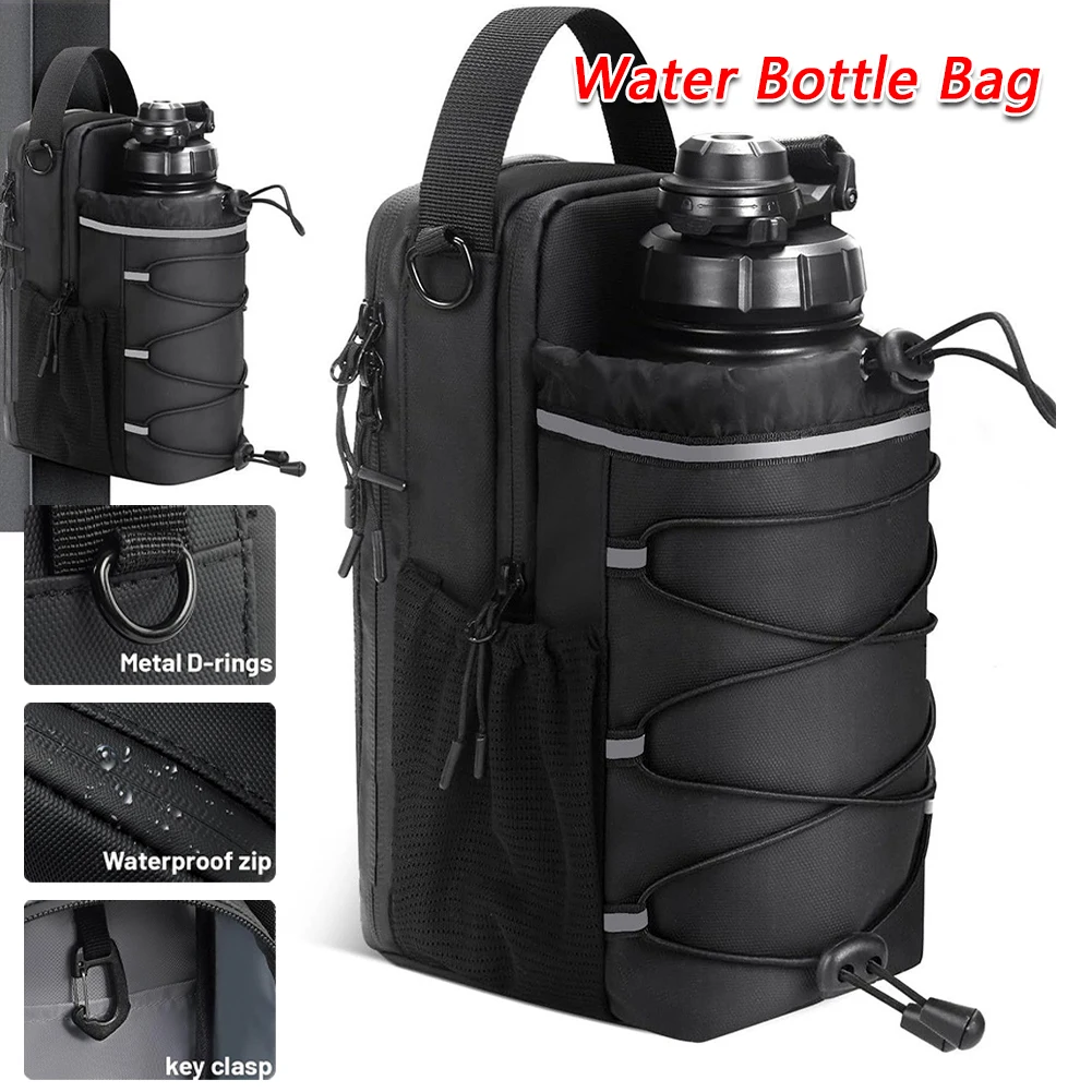 

Magnetic Gym Bag Magnetic Sling Pocket Bottle Holder Gym Pouch for Men Women Gym Accessories Organizer