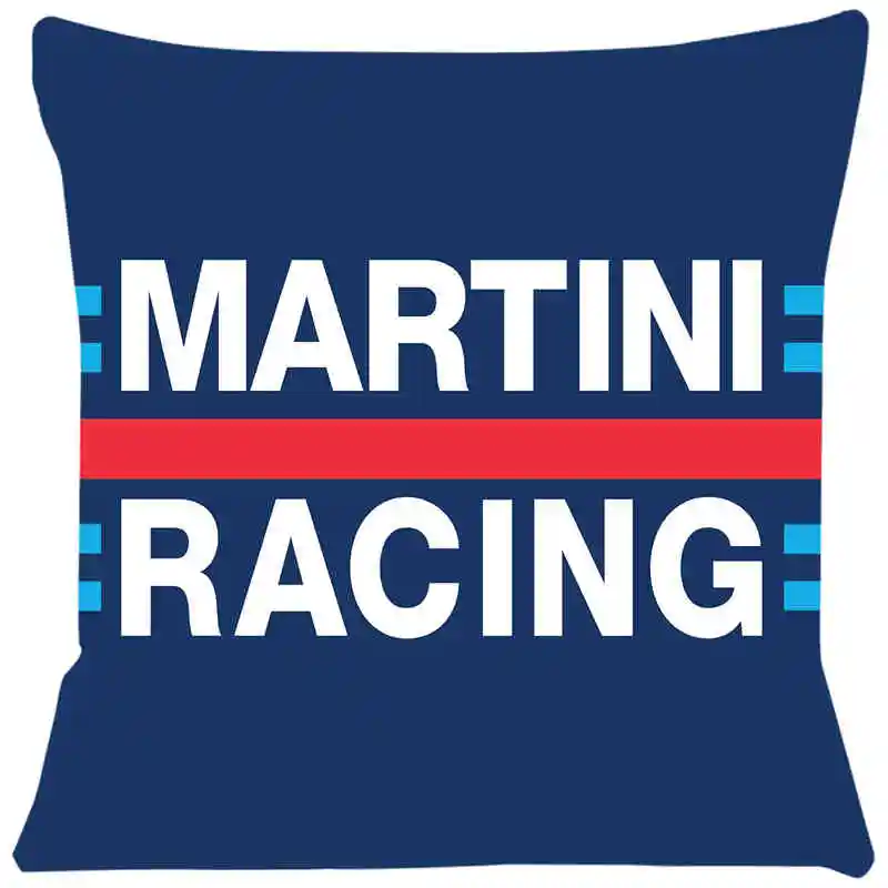 Cushion Cover Martini Racing Pillow Cases Anime Chair Car Sofa Pillow Cover Home Decorative Pillow SJ-358