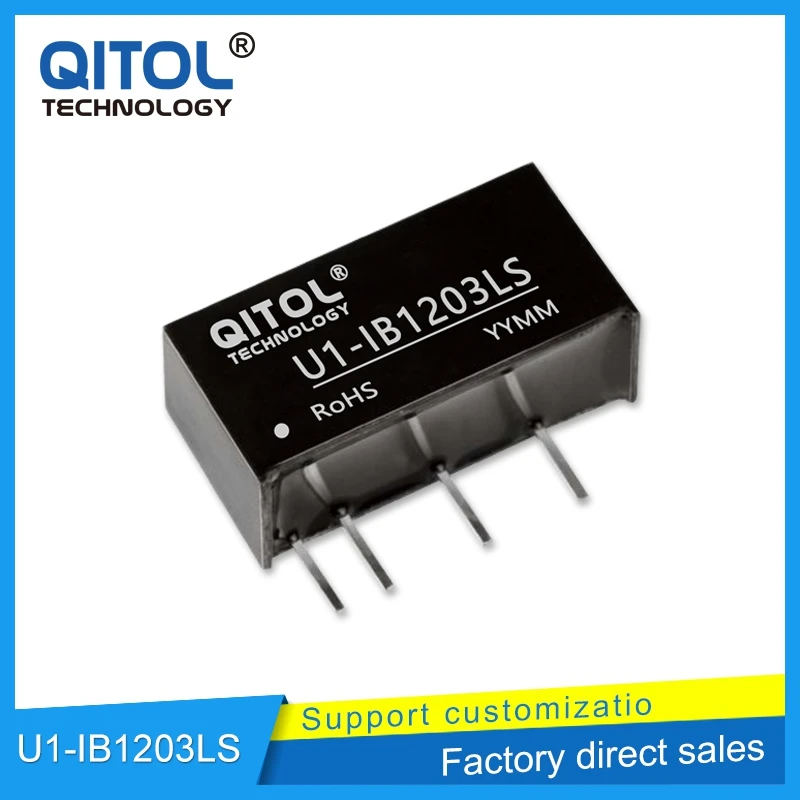 

ПРЕОБРАЗОВАТЕЛЬ ПИТАНИЯ DC-DC 1 Вт U1-IB1205LS IB1212LS-1WR3 Импульсный источник питания Понижающая изоляция 5 В постоянного тока Новый