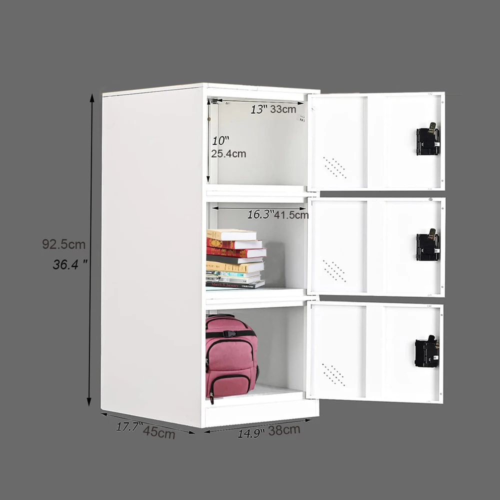 Home Furniture Metal Bar Cabinets for Living Room Farmhouse Home Office School Bedroom with Gym Lockers for Secure Home Use