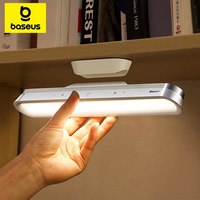 Baseus Desk Lamp Magnetic Hanging LED Table Lamp Chargeable Stepless Dimming Study Cabinet Night Light Closet Wardrobe Read Lamp