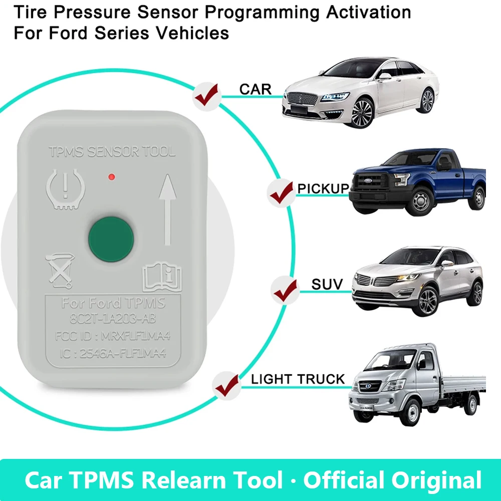 Hotsale 8C2T-1A203-AB TPMS إعادة تعيين أداة مراقبة ضغط الإطارات إعادة تعلم الاستشعار أداة التدريب TPMS19 لفورد ميركوري لينكولن