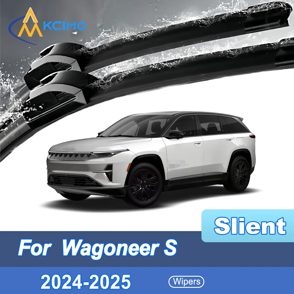 

For Jeep Wagoneer S 2024-2025 Front Windshield Wiper Blades 2pcs Slient Rain Windscreen Window Accessories