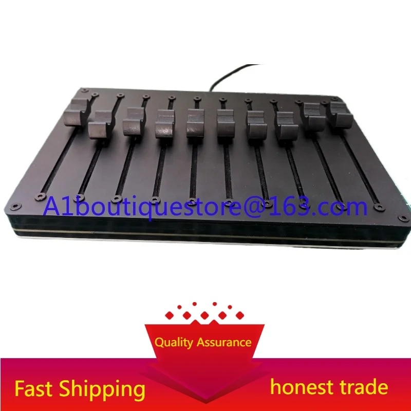

10-Way Fader Fader Customizable CC Information USB Interface MIDI Controller for Music Host Software