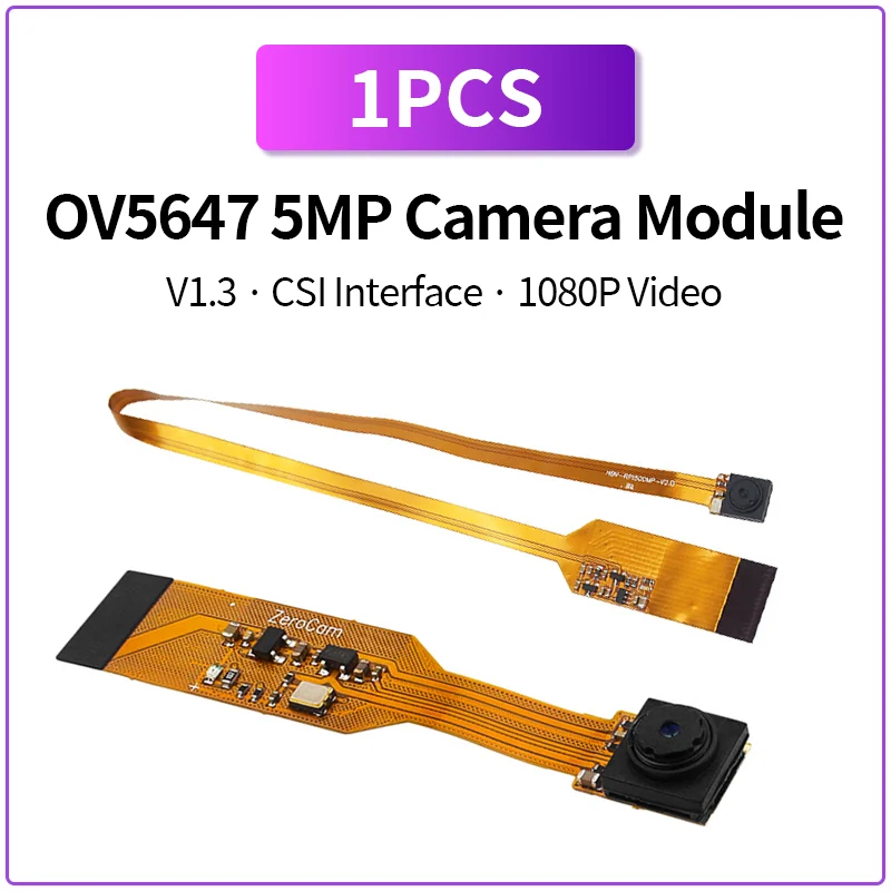 5MP OV5647 Camera Module V1.3 1080P CSI Interface Compatible with Zero Board