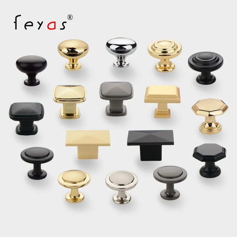 

Ручка для выдвижного ящика в европейском стиле с одним отверстием, яркая Золотая современная простая прикроватная ручка для шкафа, гардероба, дверного шкафа, квадратная ручка