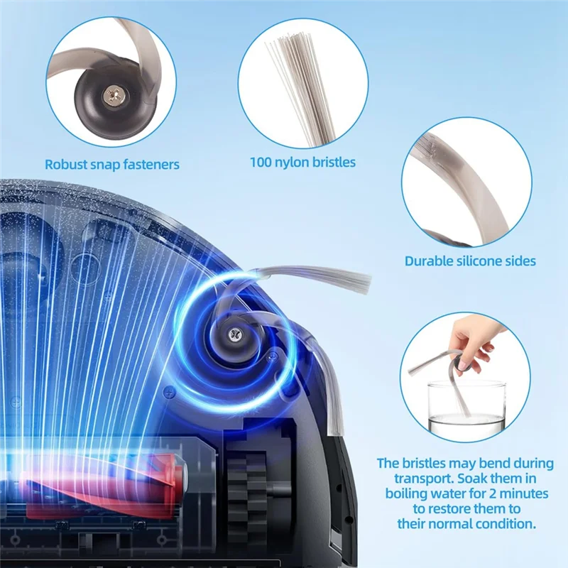 A22F-For Roborock Saros 10R Robot Vacuum Cleaner Accessories Replacement Parts Included