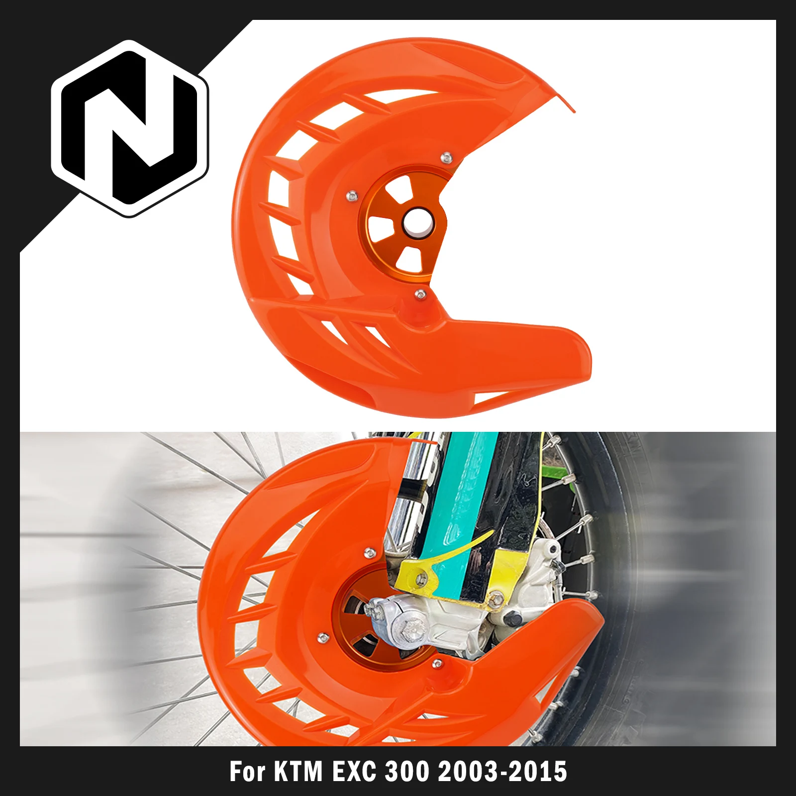 NICECNC Per KTM EXC 300 EXC 250 EXCF 350 2003-2015 SX 125 SXF 250 SXF 450 2003-2014 Protezione Disco Freno Anteriore Per Husqvarna TE 300