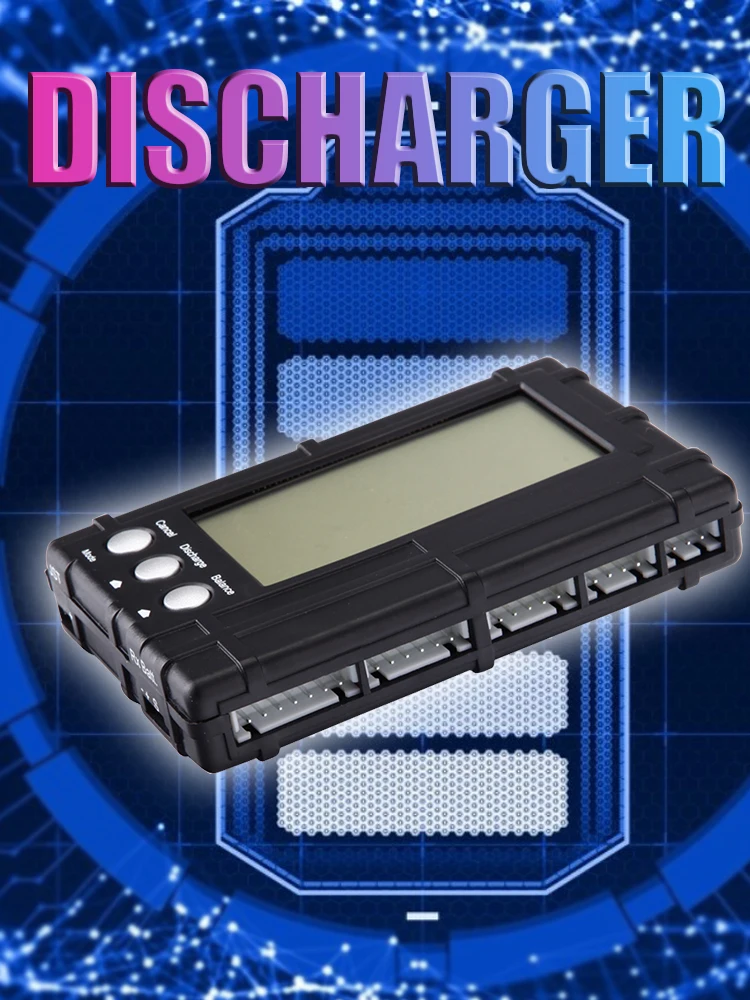 

Discharger Balancer Meter Tester Voltage Digital Battery Capacity Checker RC 2-6s Servo LiPo Li-Fe NiMH Battery Tester