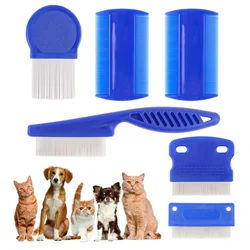 Home Pet Animal Care Flea Comb For Cat Dog Pet Stainless Steel Comfort Flea Hair Comb Flea Tick Comb 6pcs