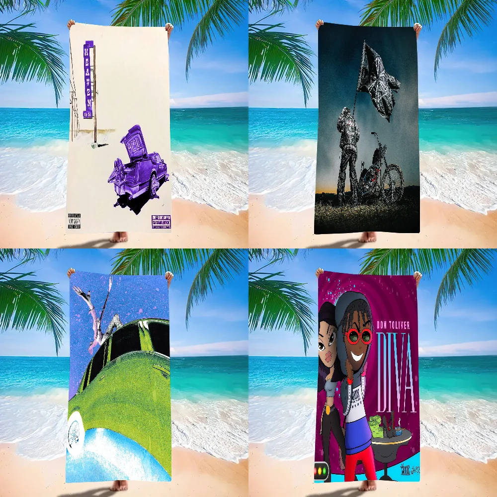 

American rapper Don Toliver Towel Beach Towel Large Size Outdoor Travel Camping Absorbent toallas Towels Summer Swimming