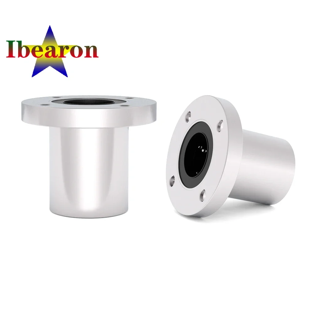 

1PCS LMF10UU LMF12UU Standard Type Round Flanged Linear Motion Ball Bearing Seals On Both Side High Quality Resin Retainer