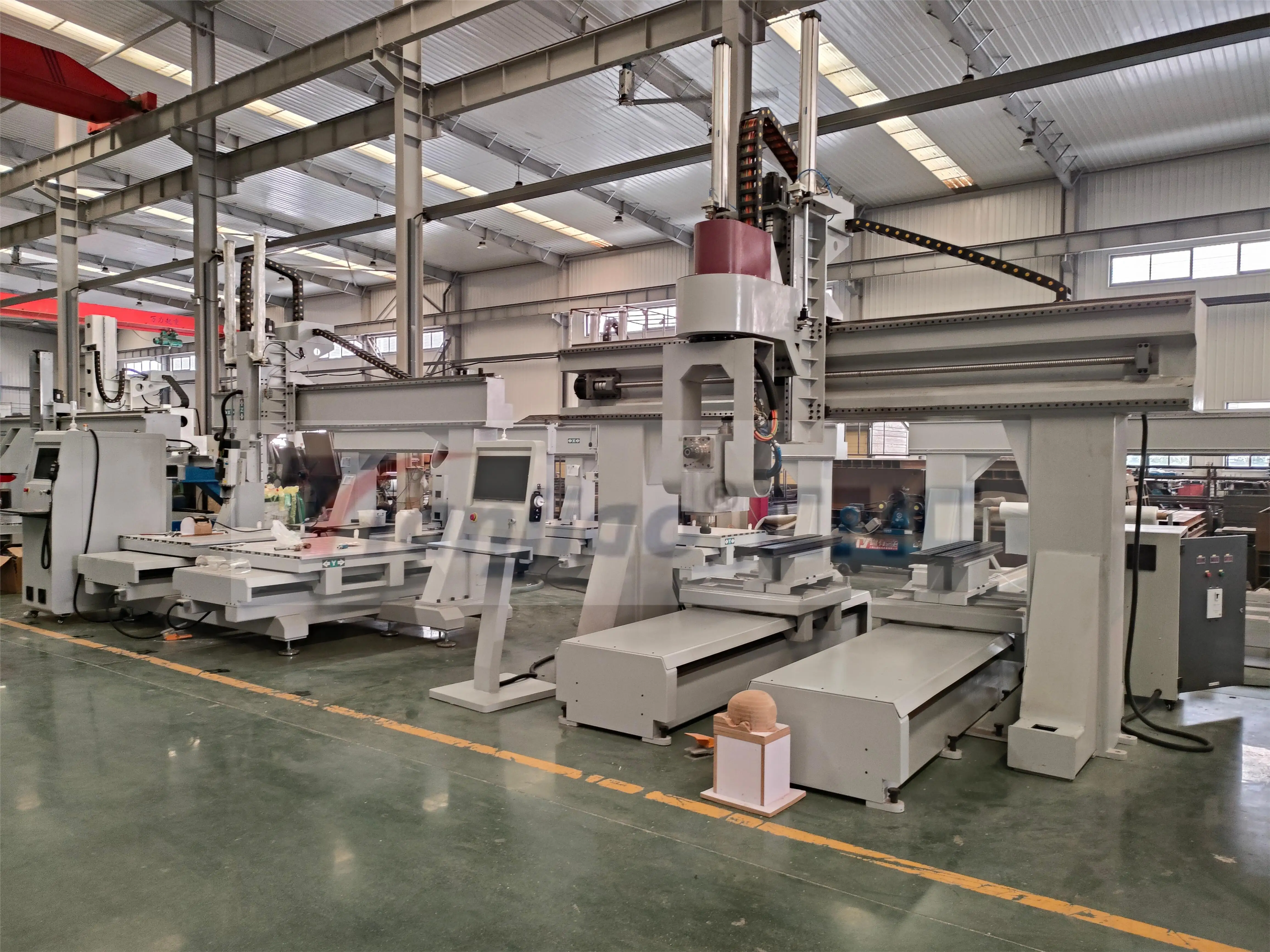 3D Printer and Carving Fiber Boat Die Mold 3D and Milling 5 Axis CNC Router