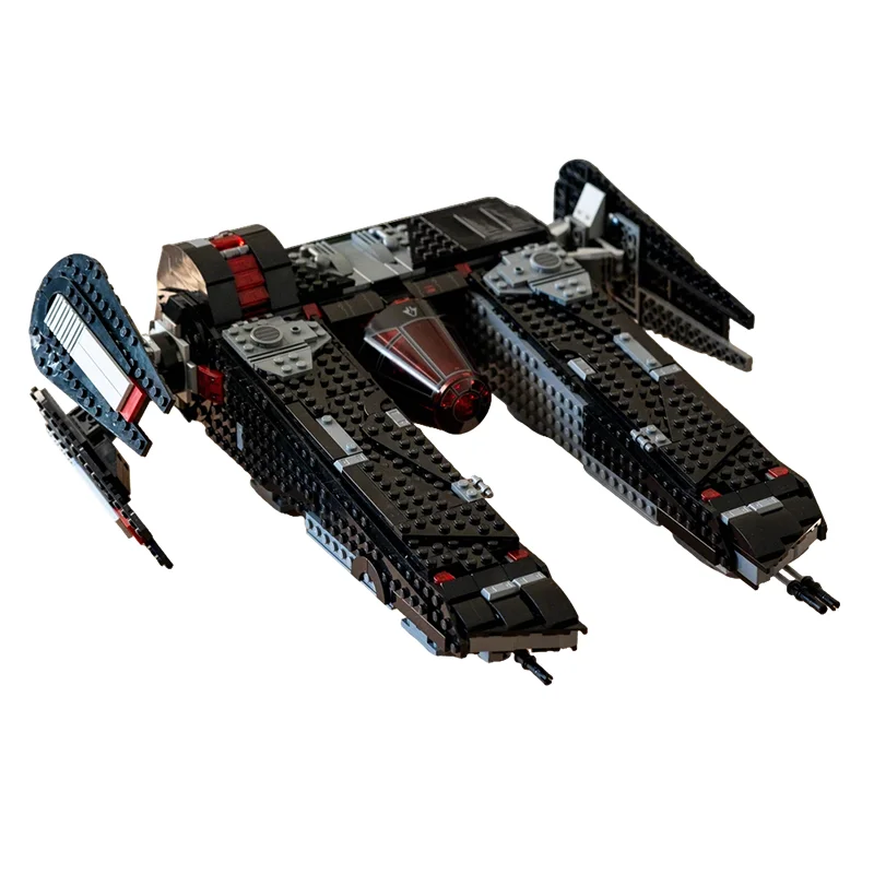 

1176PCS MOC Space Battle Rogue Shadow Dark Falcon Model DIY Creative Ideas Assembly Building Blocks Birthday Gift Display Set
