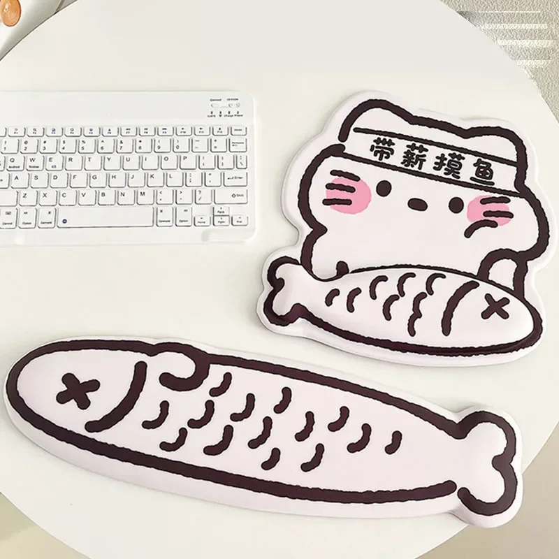 

Keyboard Wrist Rest Pad Set Cute Soft Memory Foam Mouse Pad Desktop Typing Pain Relief Office Home Mousepad