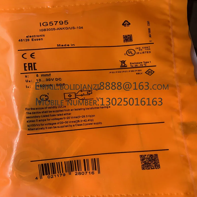 

The brand-new original sensor IG5795 IG5555 IG5556 warranty for one year in stock