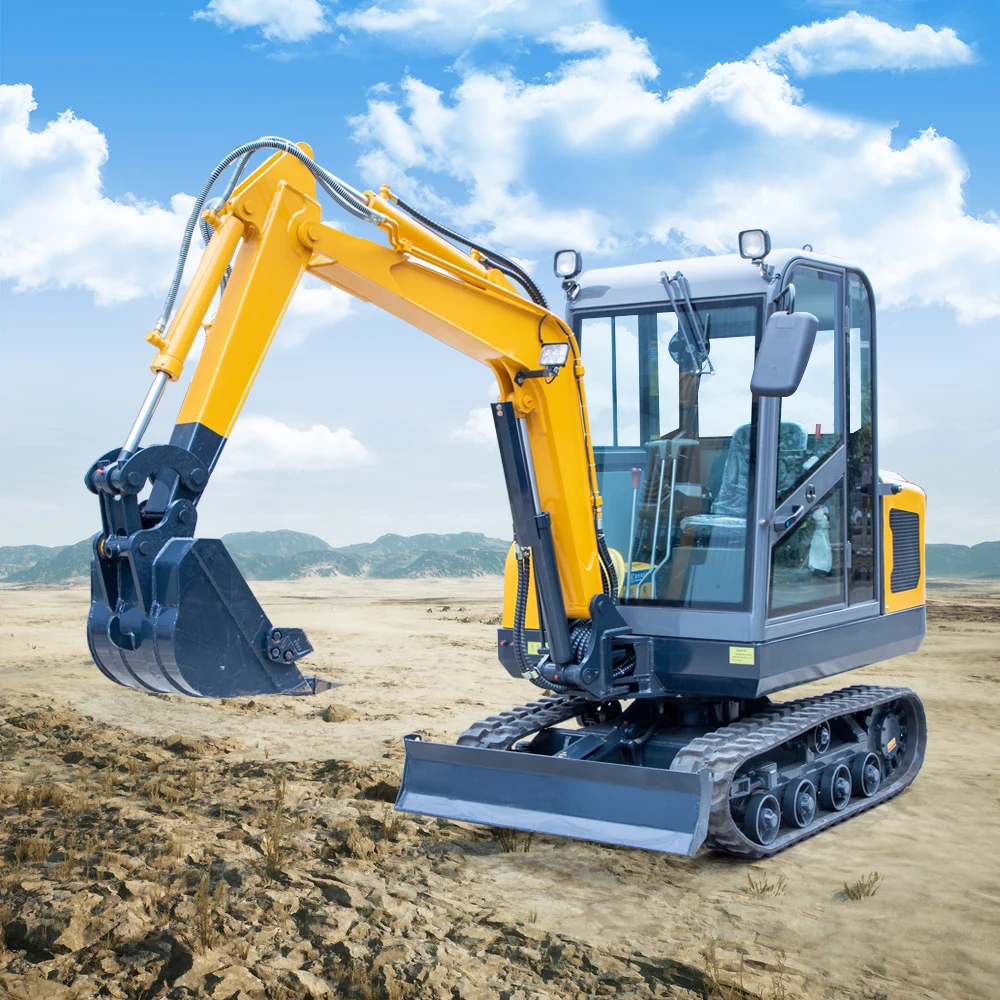 

mini excav 1 ton 1.5 ton 2 ton 2.5 ton 3 ton crawler escavator pelle small digger mini excavator with bucket for sales Customize