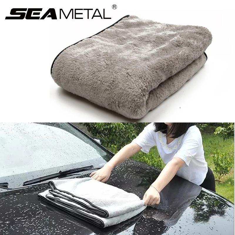 Microfiber Towel Car Wash Accessories 100X40cm Super Absorbency Car Cleaning Cloth Premium Microfiber Auto Towel One-Time Drying