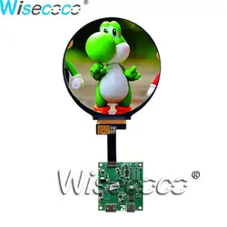 Round LCD Display 4 Inch 720*720 IPS Screen Circular Module MIPI Type-c USB C Driver Board Controller Raspberry Pi Wisecoco