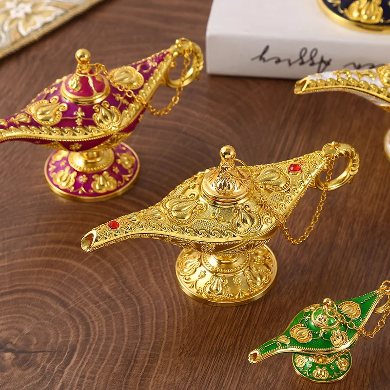 

Aladdin Lamp Desktop Crafts Ornament Living Room Study Room Bedroom Decoration Holiday Gift