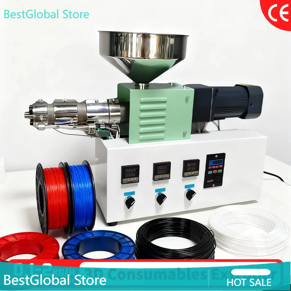220V 110V SJ25 3D Filament Extruder Experimental Small Desktop Extruder 3D Printing Wire Extruder Machine