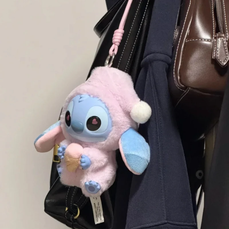 MINISO Stitch Take A Bite เมื่อคุณ Sleepy ชุดกล่องตาบอด Tabletop เครื่องประดับตุ๊กตาอะนิเมะ Surprise กล่องวันหยุดของขวัญของเล่น