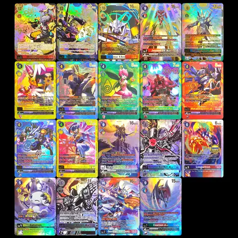 Proxy Digimon TCG WarGreymon MetalGarurumon Rare Pull Omnimon Zephagamon ACE Textured Release Special Booster Game Card Toy