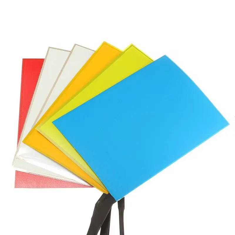 Cuttable EL Panel Light A5 Size 14.8x21cm DIY Led Glowing Panel Led Electroluminescent Backlight With DC12V 5V USB 3V Battery