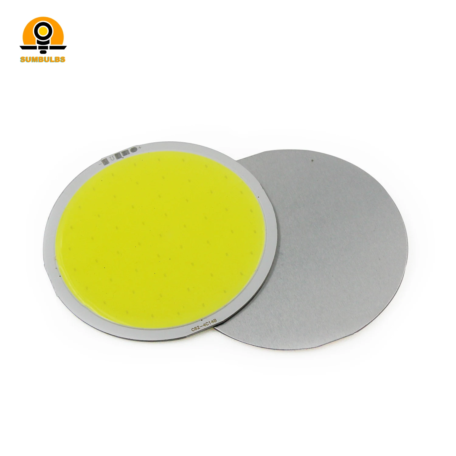 12V 14V DC 82mm Round LED Panel COB Chip on Board Cold White 8w Bulb Module Light Emitting Diode