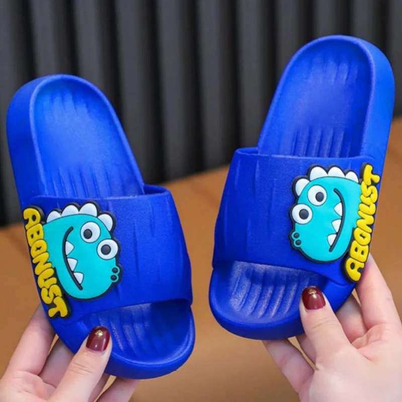 Cartoon children slippers summer soft sole anti slip indoor bathing anti fall girls and boys sandals and slippers