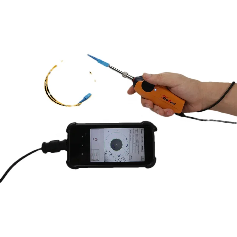 China supplier SC MPO MTP MT FA PC/APC array endface detector microscopio de fibra optica Fiber Optic Inspection Probe