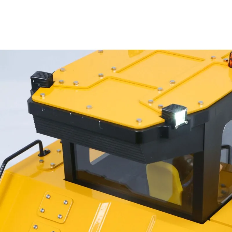 

RTR Metal 1/12 Remote Control Hydraulic Bulldozer D155AX 7 Valves Heavy Duty Model Dozer 5 Plows Brushless Motor Light System